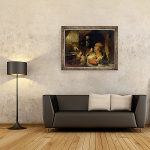 Tablou inramat - Edwin Landseer - Salbaticul, 60 x 80 cm - Img 2