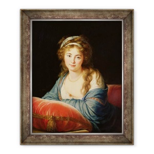 Tablou inramat - Elisabeth Louise Vigee-Lebrun - Contesa Catherine Vassilievna Skavronskaia 1761-1869 1796, 50 x 60 cm