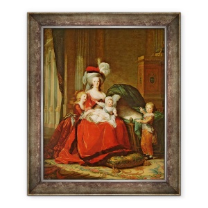 Tablou inramat - Elisabeth Louise Vigee-Lebrun - Marie-Antoinette 1755-93 si copiii ei, 70 x 85 cm