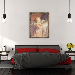 Tablou inramat - Elisabeth Louise Vigee-Lebrun - Marie-Antoinette si copiii ei, 70 x 90 cm - Img 3