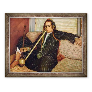 Tablou inramat - Emile Bernard - Smoking Haschich, 60 x 80 cm