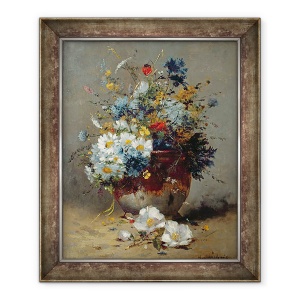 Tablou inramat - Eugene Henri Cauchois - Margarete si Albastrea, 70 x 85 cm
