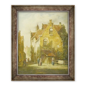 Tablou inramat - Ewald Honnef - Scene Street, 70 x 85 cm