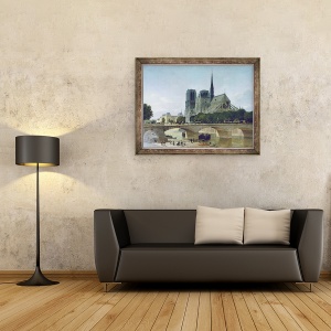 Tablou inramat - Felix Benoist - Notre Dame, Paris, 60 x 80 cm - Img 2