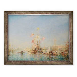 Tablou inramat - Felix Ziem - Venetia, 60 x 80 cm