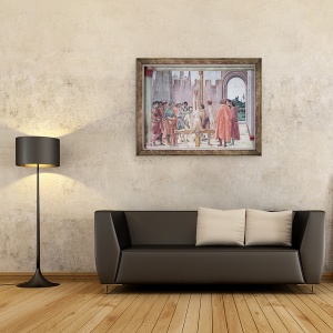 Tablou inramat - Filippino Lippi - Rastignirea Sfantului Petru, 60 x 80 cm - Img 2