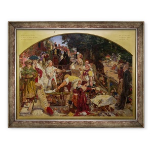 Tablou inramat - Ford Madox Brown - Munca, 70 x 90 cm