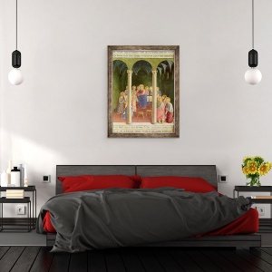 Tablou inramat - Fra Angelico - Comuniunea Apostolilor, 70 x 90 cm - Img 3