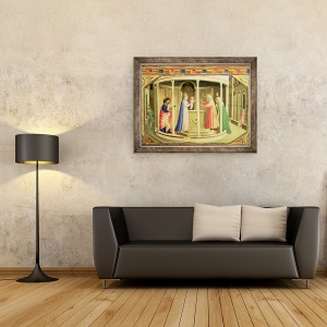 Tablou inramat - Fra Angelico - Prezentarea in templu, 60 x 80 cm - Img 2