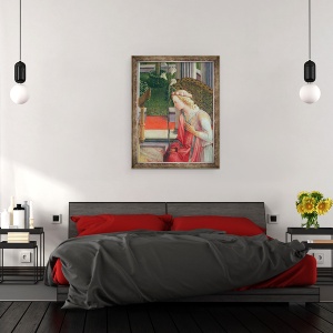 Tablou inramat - Fra Filippo Lippi - Buna Vestire I, 60 x 80 cm - Img 3