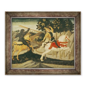 Tablou inramat - Francesco di Stefano Pesellino - Moartea lui Absalom, 50 x 60 cm