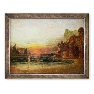 Tablou inramat - Francis Danby - Studiu pentru Grota lui Calypso, 60 x 80 cm