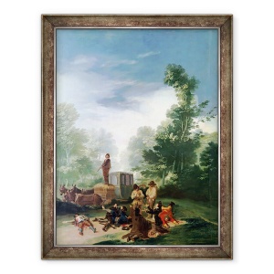 Tablou inramat - Francisco Jose de Goya y Lucientes - Atac asupra unui antrenor, 70 x 90 cm