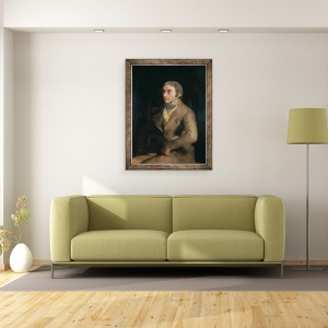 Tablou inramat - Francisco Jose de Goya y Lucientes - Don Manuel Silvela 1781-1832 c.1809-12, 60 x 80 cm - Img 2