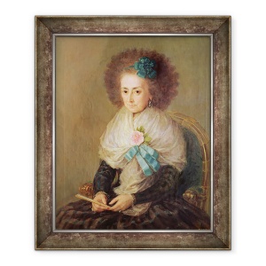 Tablou inramat - Francisco Jose de Goya y Lucientes - Dona Maria Antonia Gonzaga 1735-1801 Marquesa de Villafranca, 70 x 85 cm
