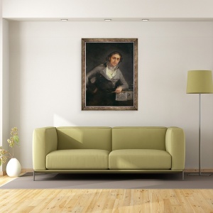 Tablou inramat - Francisco Jose de Goya y Lucientes - Portretul unui barbat, 60 x 80 cm - Img 2