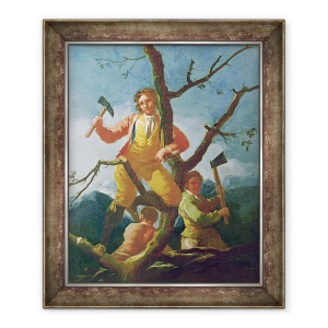 Tablou inramat - Francisco Jose de Goya y Lucientes - Taietoarele de lemne, 70 x 85 cm