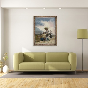 Tablou inramat - Francisco Jose de Goya y Lucientes - toamna, 60 x 80 cm - Img 2