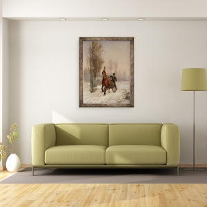 Tablou inramat - Francois Duyck - Sanie, 60 x 80 cm - Img 2