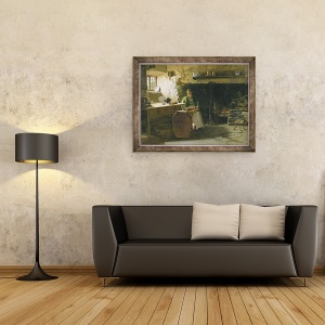 Tablou inramat - Frank Holl - Peeling Cartofi, 70 x 90 cm - Img 2