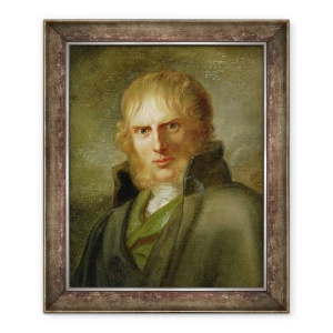 Tablou inramat - Franz Gerhard von Kugelgen - Pictorul Caspar David Friedrich 1774-1840, 70 x 85 cm