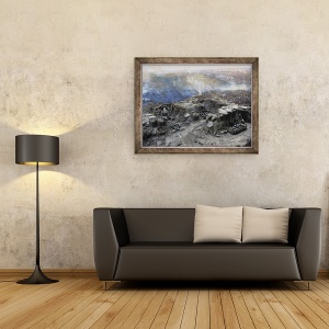 Tablou inramat - Franz Roubaud - Asediul Sevastopolului II, 60 x 80 cm - Img 2