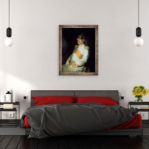 Tablou inramat - Franz Seraph von Lenbach - Cancelarul Otto Von Bismarck 1815-98 1890, 70 x 90 cm - Img 3