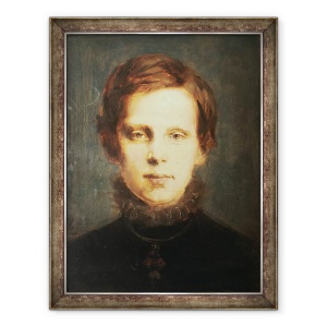 Tablou inramat - Franz Seraph von Lenbach - Printul Mostenitor Rudolf, 60 x 80 cm