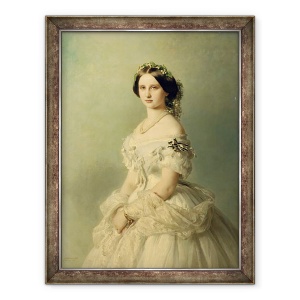 Tablou inramat - Franz Xaver Winterhalter - Portret De Printesa De Baden, 60 x 80 cm