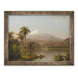 Tablou inramat - Frederic Edwin Church - Tamaca Palms, 70 x 90 cm