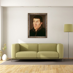 Tablou inramat - Friedrich Anton Lohrmann - Nicholas Copernicus, 60 x 80 cm - Img 2