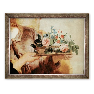 Tablou inramat - Gaspar de Crayer - Doamna Noastra a Rozariului, 60 x 80 cm