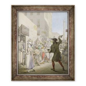 Tablou inramat - Georg Emanuel Opitz - Scriitorul public, 50 x 60 cm