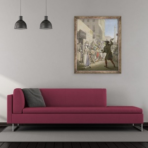 Tablou inramat - Georg Emanuel Opitz - Scriitorul public, 50 x 60 cm - Img 2