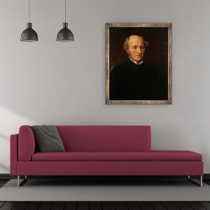 Tablou inramat - George Frederick Watts - John Stuart Mill, 70 x 85 cm - Img 2
