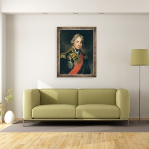 Tablou inramat - George Peter Alexander Healy - Portretul lui Nelson 1758-1805, 60 x 80 cm - Img 2