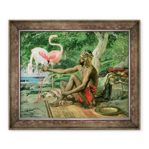 Tablou inramat - Georgio Marcelli - Sclavul Nubian, 50 x 60 cm