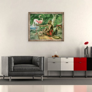 Tablou inramat - Georgio Marcelli - Sclavul Nubian, 50 x 60 cm - Img 2