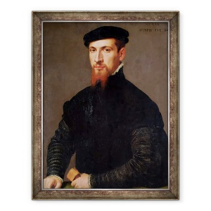 Tablou inramat - Giacomo Antonio Moro - Portretul lui Simon Renard c.1513-73 1553, 60 x 80 cm