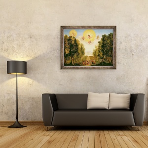Tablou inramat - Giacomo Torelli - Prolog, Insula impadurita Naxos, 70 x 90 cm - Img 2