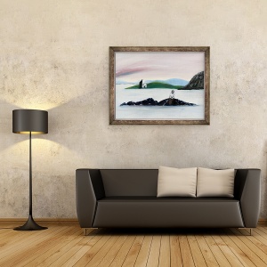 Tablou inramat - Gigi Sudbury - Studiu pentru o calatorie, 70 x 90 cm - Img 2