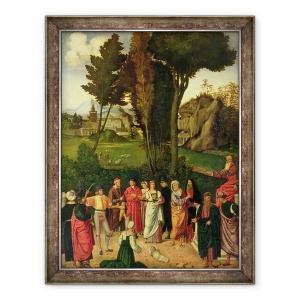 Tablou inramat - Giorgione - Judecata lui Solomon, 70 x 90 cm