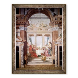 Tablou inramat - Giovanni Battista Tiepolo - Banchetul Cleopatrei, 60 x 80 cm