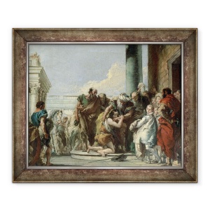Tablou inramat - Giovanni Battista Tiepolo - intoarcerea Fiului Risipitor, 70 x 85 cm