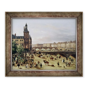 Tablou inramat - Giuseppe Canella - Piata de Flori, 70 x 85 cm