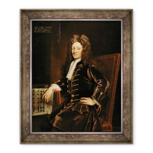 Tablou inramat - Godfrey Kneller - Portretul lui Sir Christopher Wren 1632-1723 1711, 50 x 60 cm