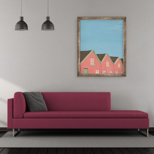 Tablou inramat - Grace Helmer - Casa, 70 x 85 cm - Img 2