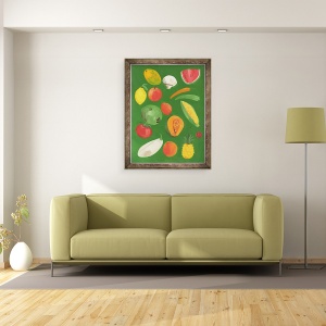 Tablou inramat - Grace Helmer - Fructe, 60 x 80 cm - Img 2