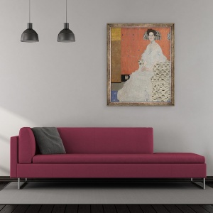 Tablou inramat - Gustav Klimt - Fritza von Riedler, 50 x 60 cm - Img 2