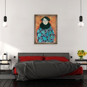 Tablou inramat - Gustav Klimt - Portret De Johanna Staude, 60 x 80 cm - Img 3